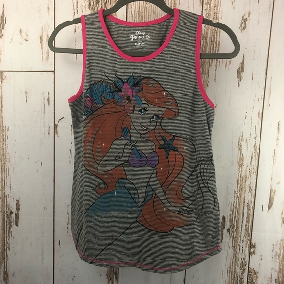 Disney Princess Tank Top, Ariel. XL(14/16). In good used condition! - Picture 1 of 4